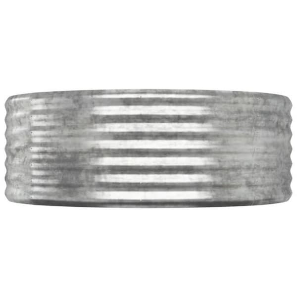 Maison Exclusive - Hævet havebed i galvaniseret stål sølv Silver