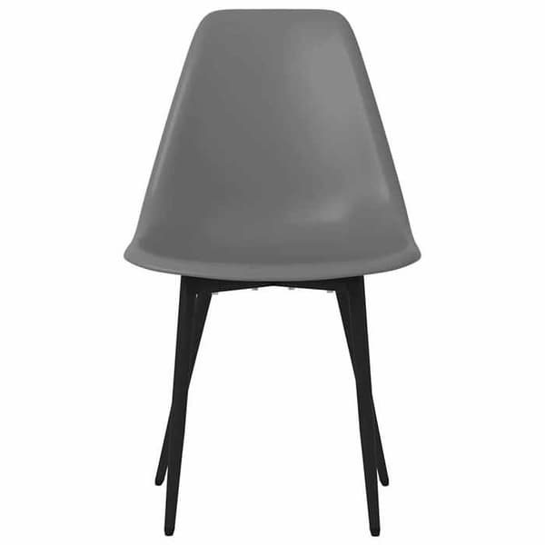 Maison Exclusive - Ruokatuolit 4 kpl harmaa PP