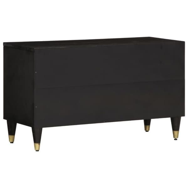 Maison Exclusive - TV-møbel 80x31,5x46 cm massiv mangotræ