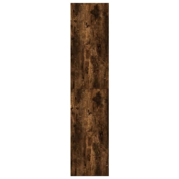 Maison Exclusive - Buffé hög ek rökt 45x41x185 cm ingenjörsträ