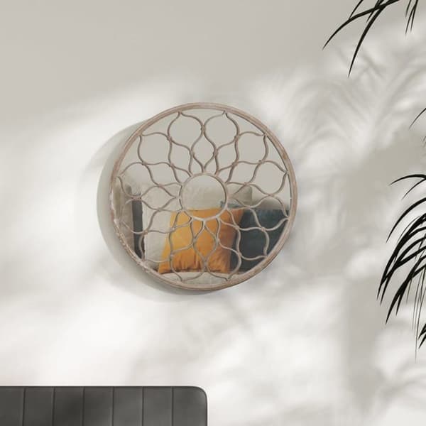 Maison Exclusive - Sand Spejl 60x3 cm Jern til indendørs brug Sand