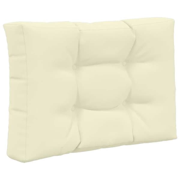 Maison Exclusive - Utomhussoffkudde Polyester Kräm 60 x 60 cm Grädde