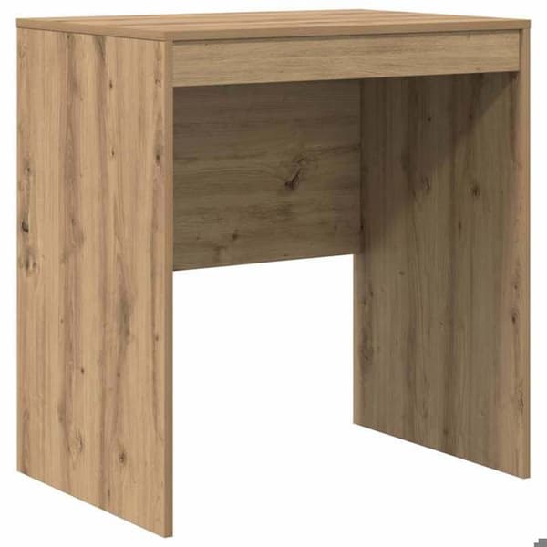 Maison Exclusive - Håndlavet egetræskontor 70 x 50 x 76 cm Ek (träutseende)