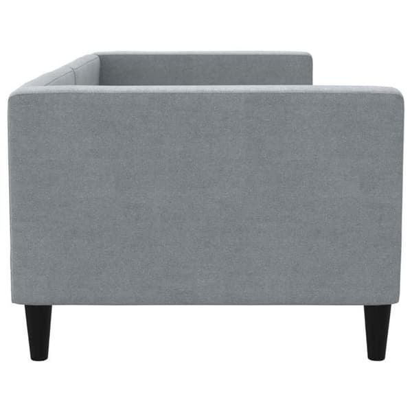 Maison Exclusive - Vaaleanharmaa 80x200 cm kangas ilman patjaa