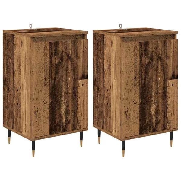 Buffé - EXKLUSIVT HEM - 2 delar - Spånskivor - Rektangulär 40x35x70 cm - Inbyggda hyllor