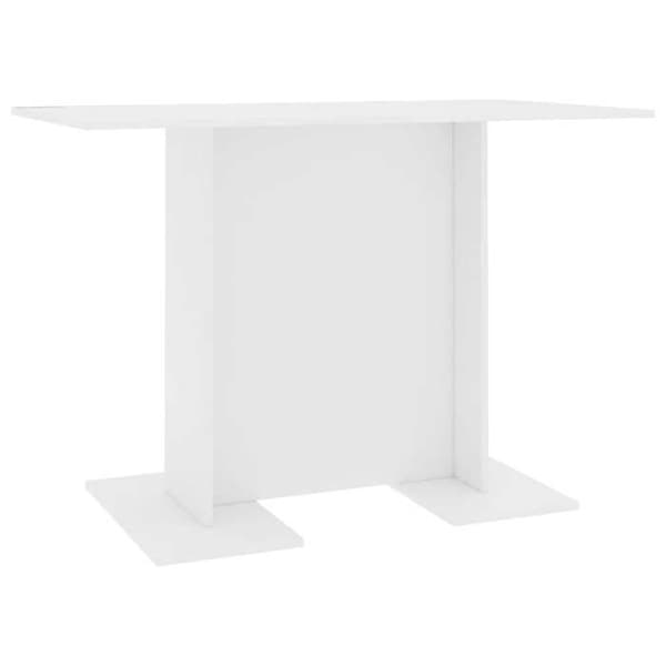 Maison Exclusive - Matbord Vit 110 x 60 x 75 cm Ingenjörsträ Vit