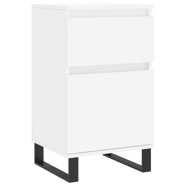 Maison Exclusive - Vit buffé 40x35x70 cm i ingenjörsträ Vit