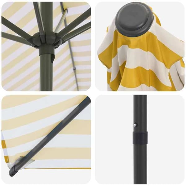 Maison Exclusive - Haveparasol 270 x 270 cm Polyester Rektangulær