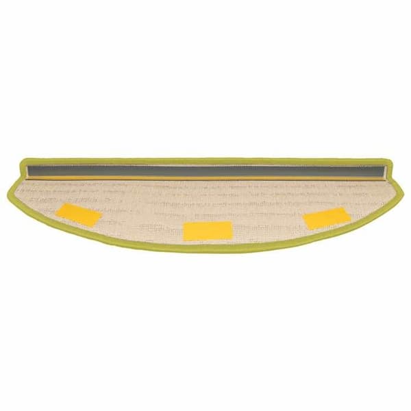 Maison Exclusive - Självhäftande trappmattor 15 st 80 x 24,5 x 3,5 cm Grön