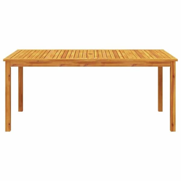 Maison Exclusive - Trädgårdsset 7 delar 180x90x75 cm i solid akaciaträ