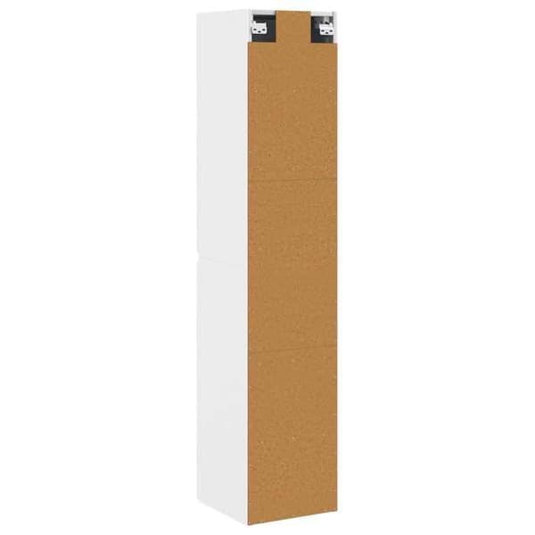 Maison Exclusive - Väggmonterad Badrumsskåp Vit 33 x 34,5 x 160 cm Vit