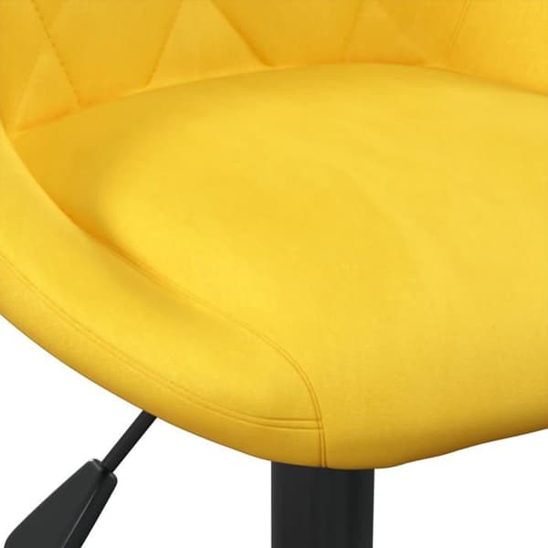 Maison Exclusive - Kontorstol Gul Sennep Velour Senap gul