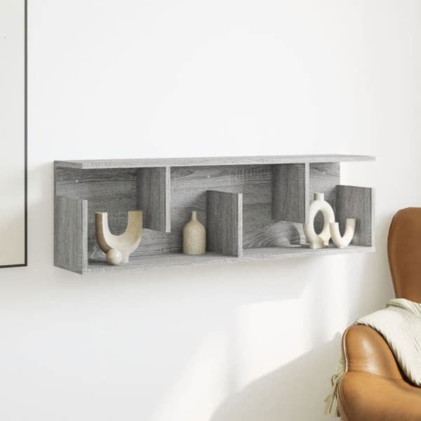 Maison Exclusive - Väggskåp 100x20x30 cm sonoma grå ingenjörsträ