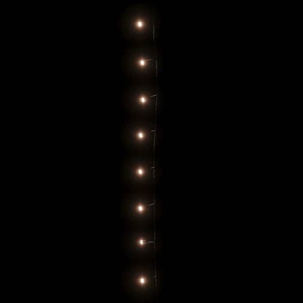 Maison Exclusive - Lyskæde 400 LED 40 m 8 lys effekter Varm hvid Vit varm