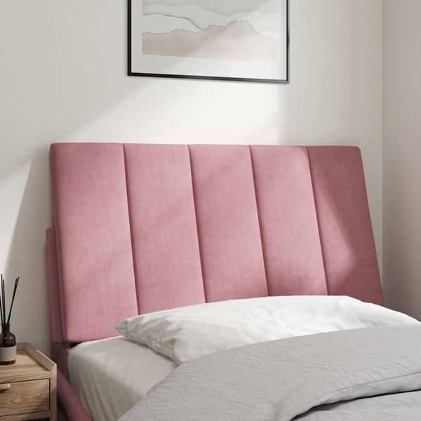 Maison Exclusive - Huvudgavelkudde Hanko rosa 90 cm sammet