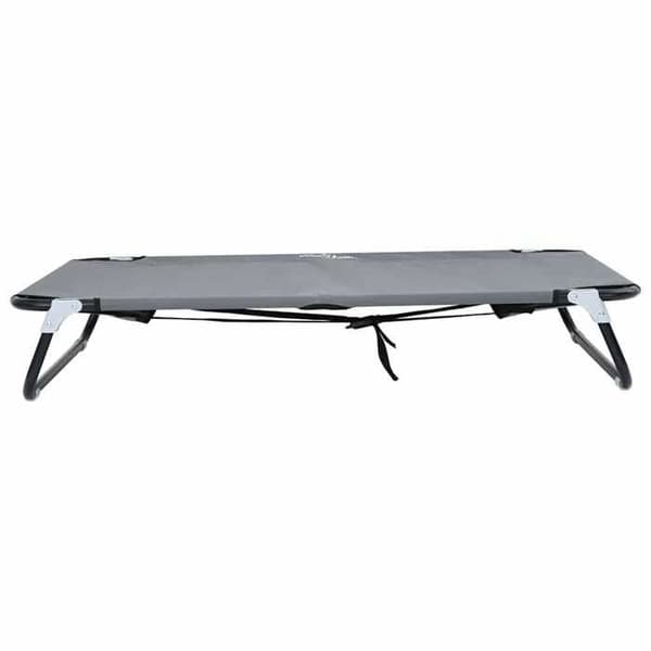 Maison Exclusive - Hundeseng 105 x 65 x 18 cm Lys grå stål