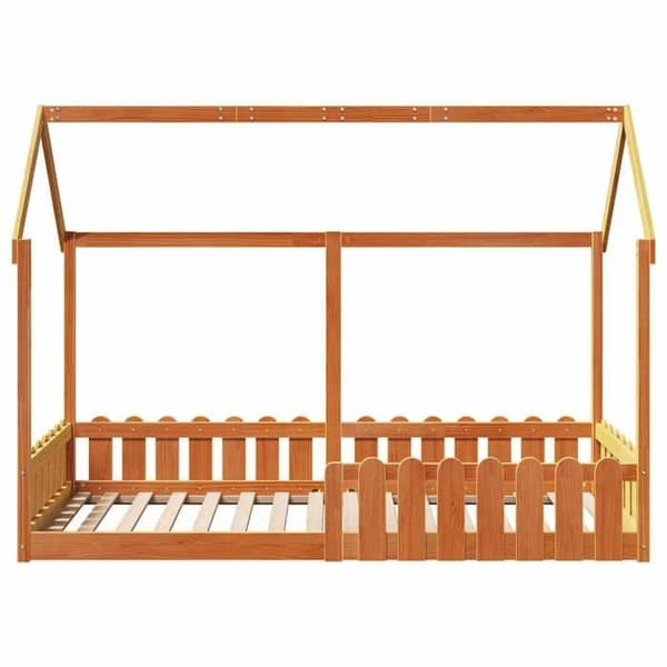 Maison Exclusive - Barnsäng i husform utan madrass 90x190 cm