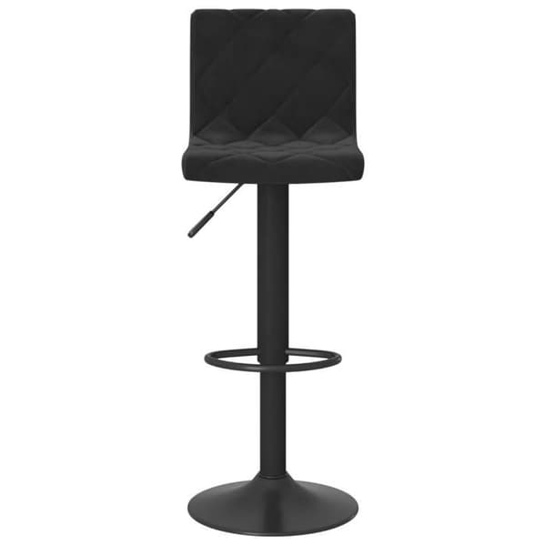 Maison Exclusive - Barstolar set om 2 Svart Sammet