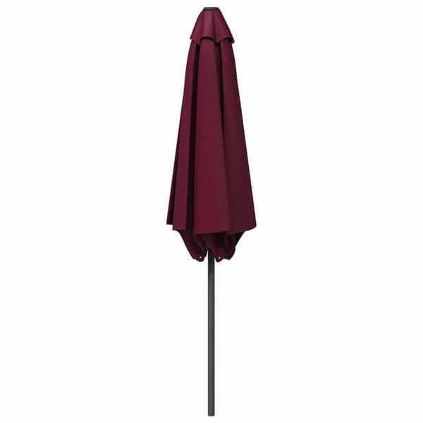 Maison Exclusive - Haveparasol 270 x 270 cm Polyester Rektangulær Bordeaux