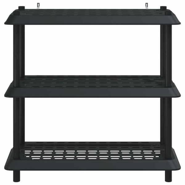 Maison Exclusive - Opbevaringsenhed 3 niveauer 100 x 40 x 96 cm PP Antracit