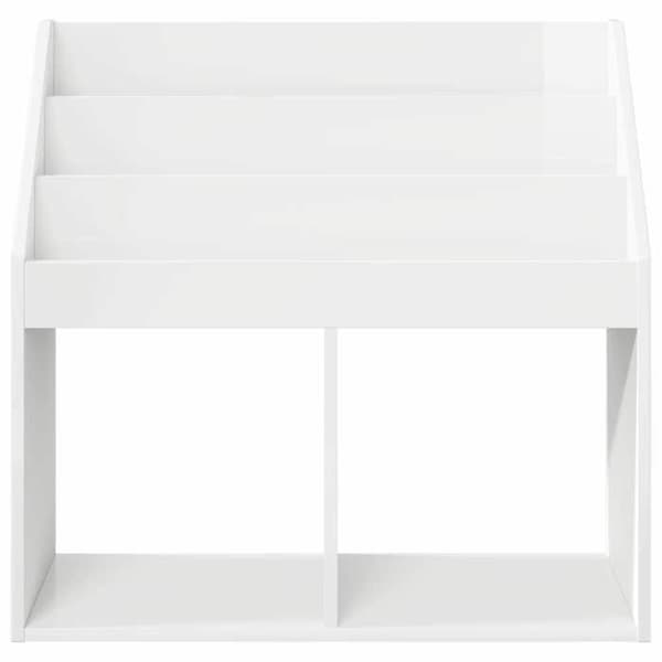 Maison Exclusive - Børnebibliotek Hvid glans 72,5 x 29,5 x 69 cm