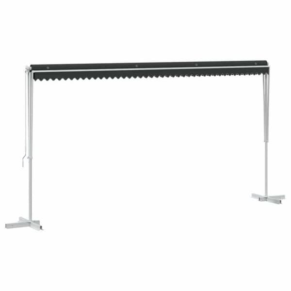 Maison Exclusive - Fristående markis 5 x 3 m Polyester Antracit