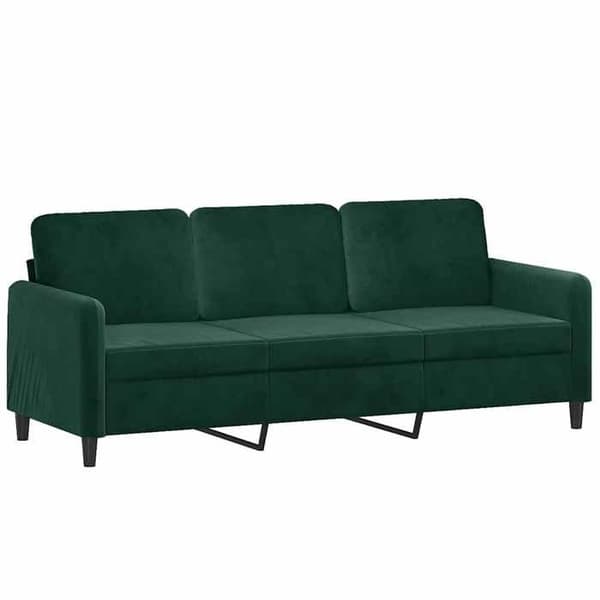Maison Exclusive - 2 kpl tummanvihreä samettisohvasetti