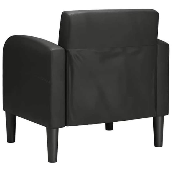 Maison Exclusive - Sofa stol med armlæn sort 54 cm kunstlæder Svart
