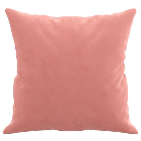 Maison Exclusive - Koristepillowit 2 kpl Vaaleanpunainen 40x40 cm Sametti Ros