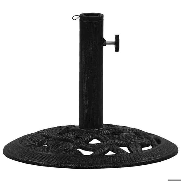 Maison Exclusive - Sort parasolfod 40x40x32 cm Gussejern