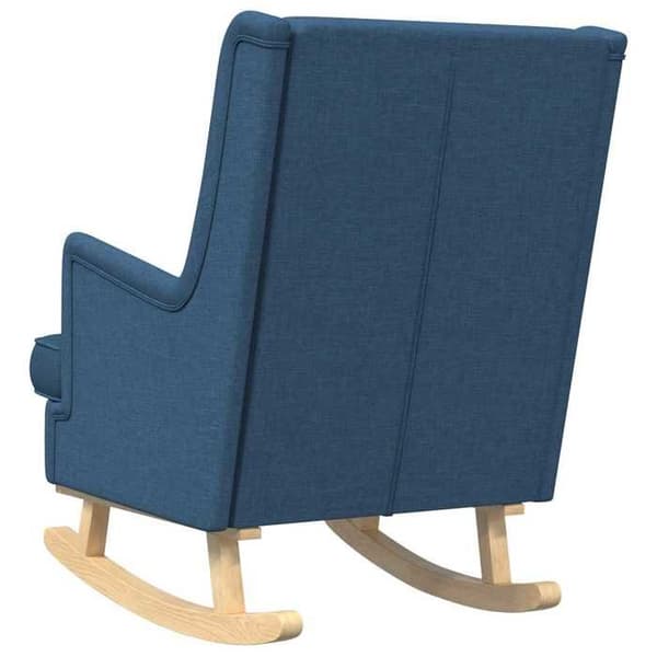 Maison Exclusive - Blå gyngestol 62 x 80 x 85 cm stof