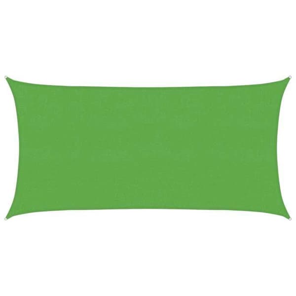 Maison Exclusive - Skuggnät 2 x 6 m HDPE Rektangulär Ljusgrön