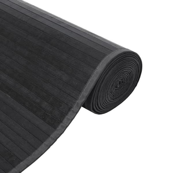 Maison Exclusive - Rektangulär matta grå 70x100 cm bambu