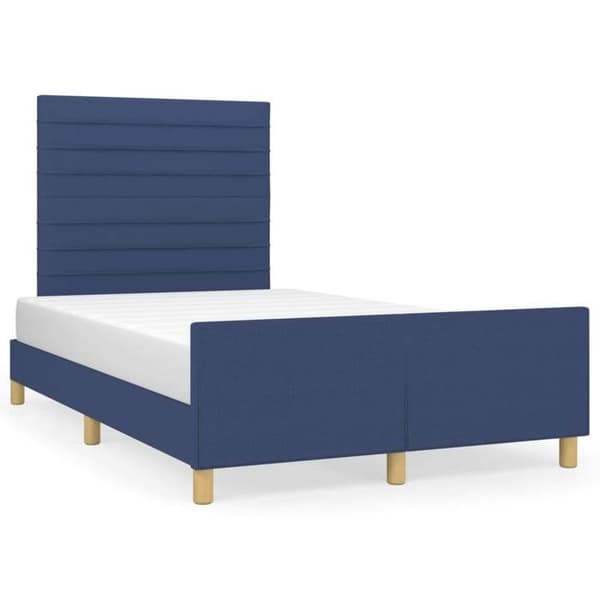 Maison Exclusive - Sengestel uden madras blå 120x200 cm stof