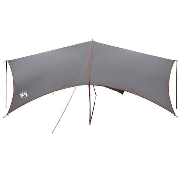 Maison Exclusive - Vattentåligt campingtarp i grått och orange