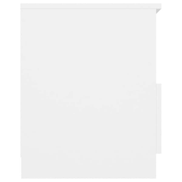 Maison Exclusive - Sängbord vit 40x40x50 cm ingenjörsträ Vit