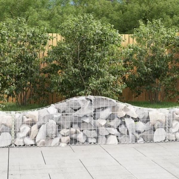 Buerkasser buet 10 stk 200x30x40/60 cm Galvaniseret jern Pengar