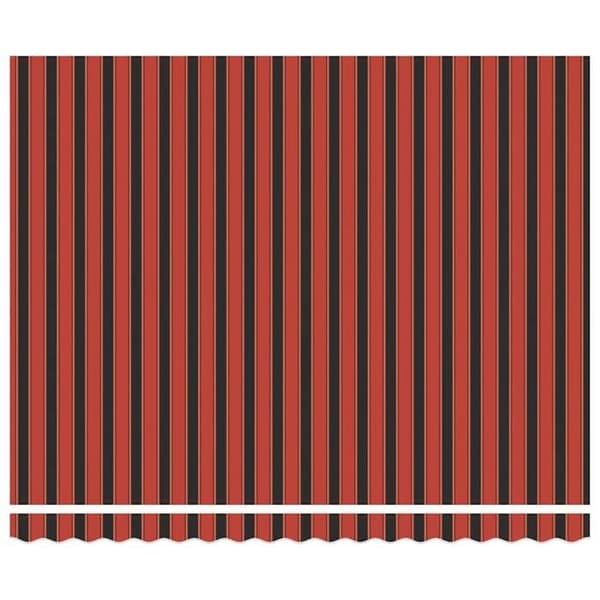 Maison Exclusive - Fällbart tak i gult och orange 400 × 350 cm