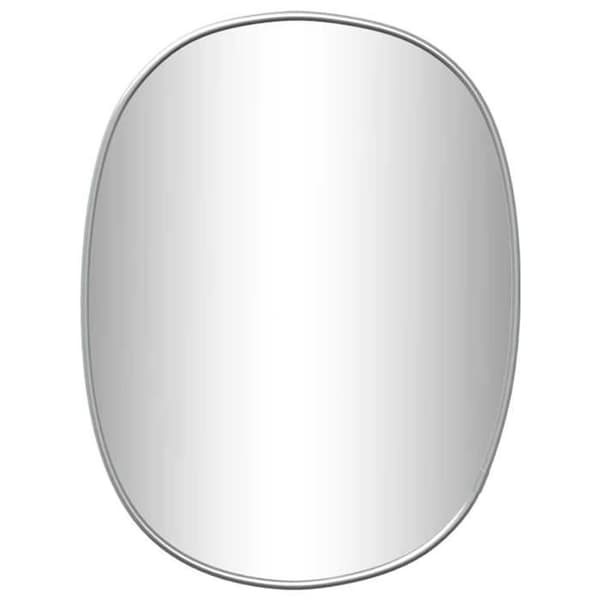Maison Exclusive - Hopeinen seinäpeili 40x30 cm Silver
