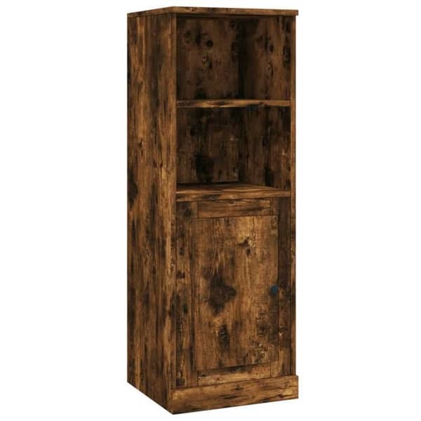 Maison Exclusive - Buffé hög rökig ek 36x35,5x103,5 cm ingenjörsträ