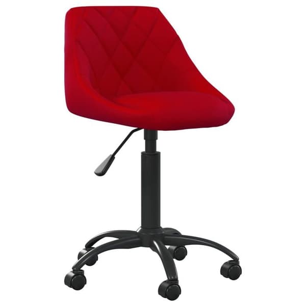Maison Exclusive - Kontorstol Rød bordeaux Velour