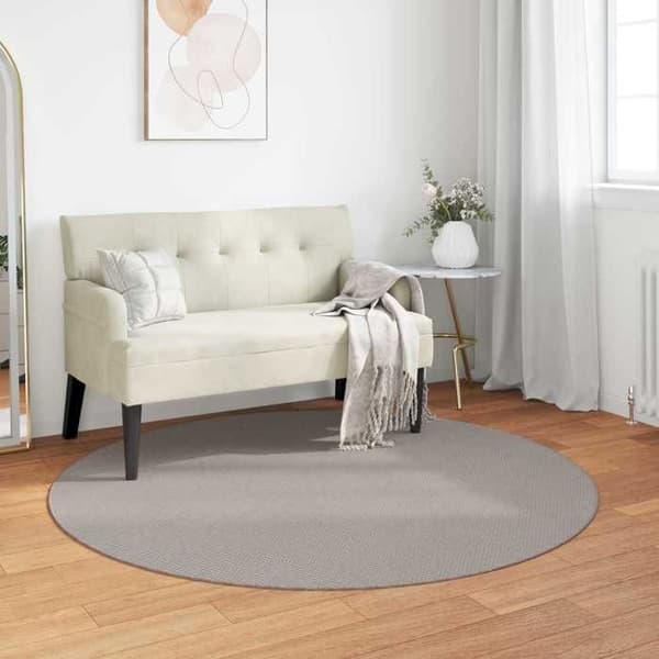 Maison Exclusive - Inomhusmatta LUGO Kräm och Taupe Ø 200 cm Polyester