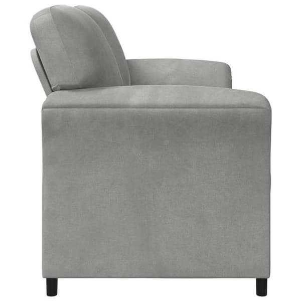 Maison Exclusive - Sofa 3 pladser Lys grå 198 x 83 x 95 cm Velour