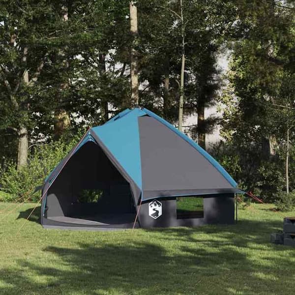 Maison Exclusive - Teepee Telt til 8 personer Blå og grå