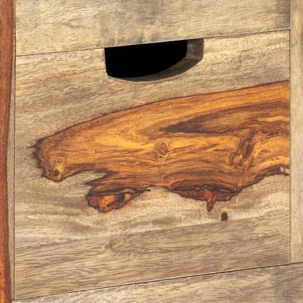 Maison Exclusive - Harmaa buffet 100x30x50 cm Massiivipuuta grå