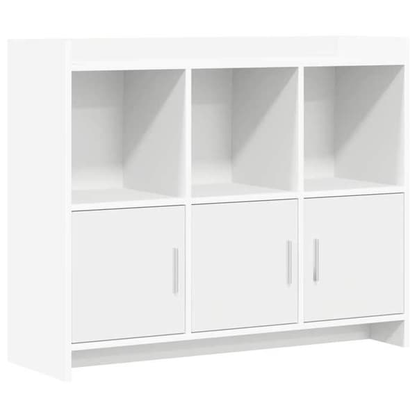 Maison Exclusive - Buffé Vit 98,5 x 33 x 80 cm Ingenjörsträ