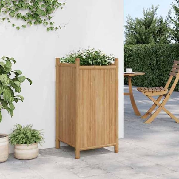 Maison Exclusive - Jardinière 40x40x80 cm bambu