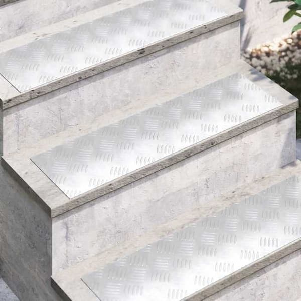 Maison Exclusive - Gåflade 4 stk 70 x 20 cm Sølv Aluminium Rektangulær