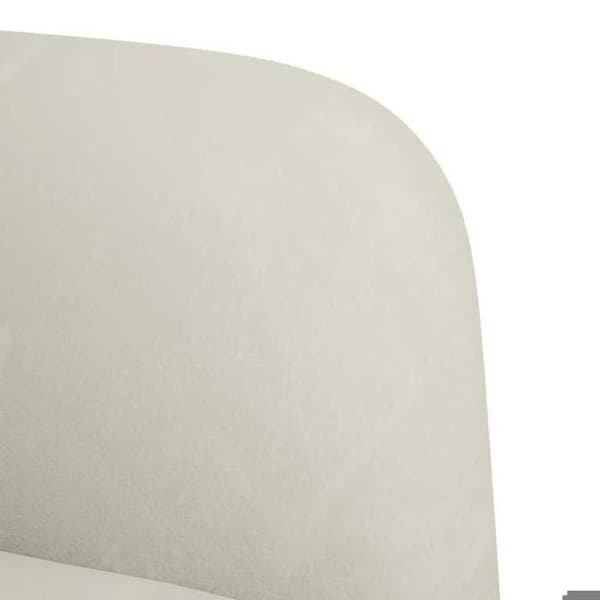 Maison Exclusive - Käsinojallinen tuoli, kerma 54 cm sametti