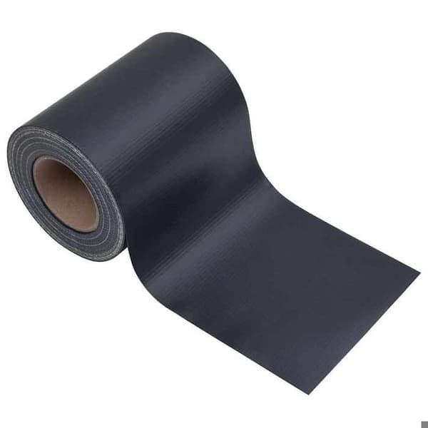 Maison Exclusive - Integritetsband i PVC 140 x 0,19 m Mörkgrå matt matt mörkgrå